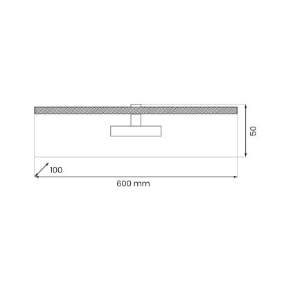 LED Obrazové svietidlo PRADO LED/11W/230V zlatá