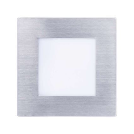 LED Orientačné vstavané svietidlo štvorec LED/1,5W/230V 4000K