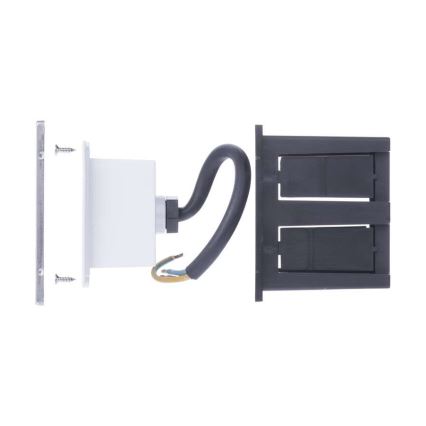LED Orientačné vstavané svietidlo štvorec LED/1,5W/230V 4000K