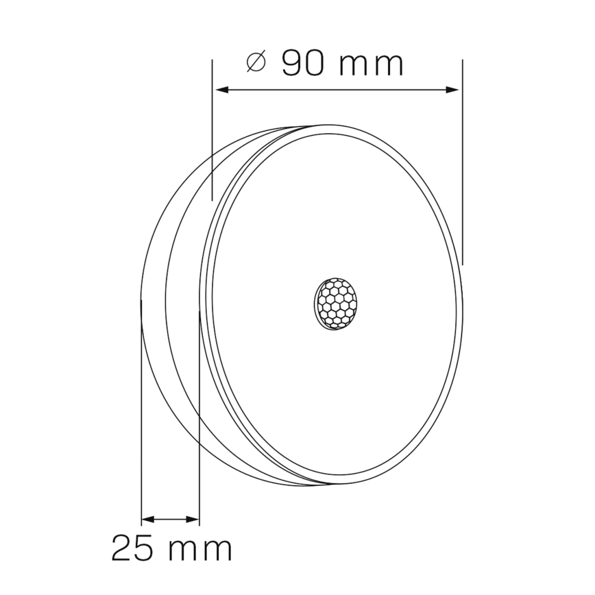 LED Osvetlenie nábytku so senzorom LED/1,2W/4,5V 3xAA matný chróm