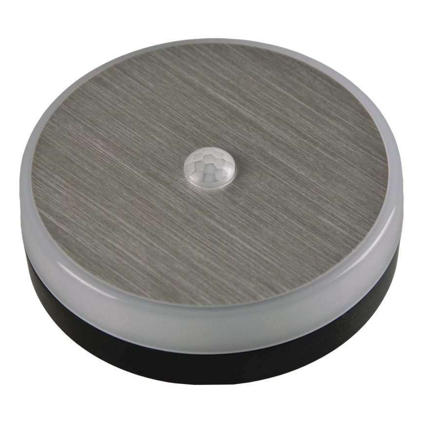 LED Osvetlenie nábytku so senzorom LED/1,2W/4,5V 3xAA matný chróm
