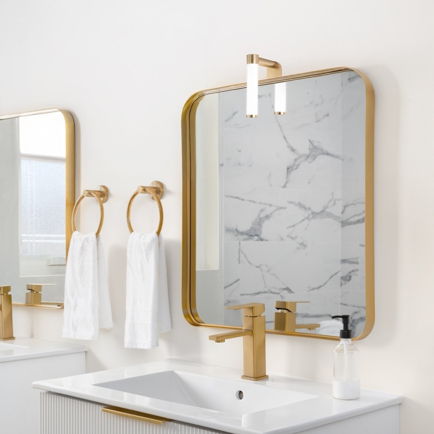 LED osvetlenie zrkadla do kúpeľne APA MINI, 4 W, 230 V, IP44, zlaté