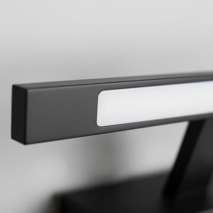 LED osvetlenie na zrkadlo do kúpeľne KLIMT LED/8W/230V 3000/4000/6000K 40 cm IP44 čierne