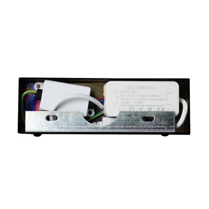 LED osvetlenie na zrkadlo do kúpeľne KLIMT LED/8W/230V 3000/4000/6000K 40 cm IP44 čierne