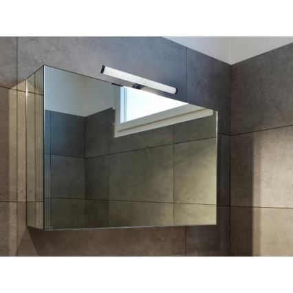 LED osvetlenie zrkadla do kúpeľne LED/8W/230V 30 cm IP44 čierne