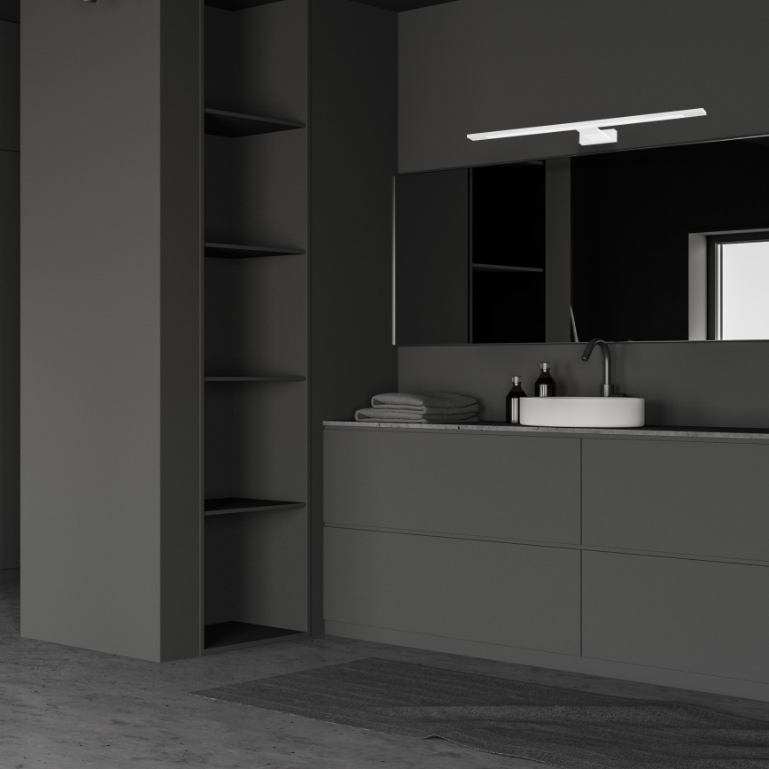 LED osvetlenie zrkadla do kúpeľne SHINE LED/12W/230V 60 cm IP44 biela