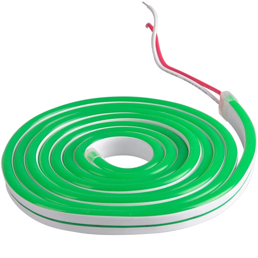 LED Pásik NEON 2 m LED/14W/12V IP65 zelená