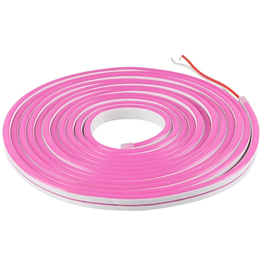 LED Pásik NEON 5 m LED/27W/12V IP65 ružová