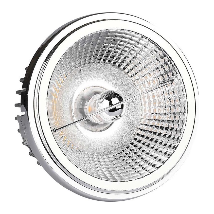 LED Podhľadové bodové svietidlo LED/20W/230V 6400K 40°/20° pr. 11 cm lesklý chróm