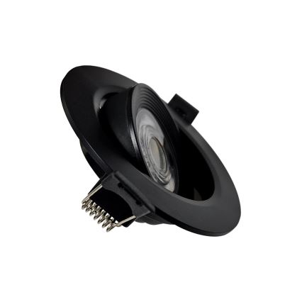 LED Podhľadové/prisadené bodové svietidlo 2v1 LED/5W/230V 4200K pr. 9,3 cm čierna