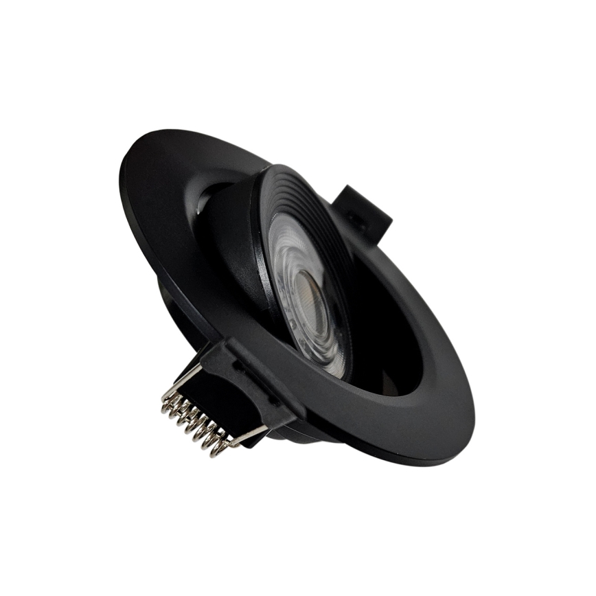 LED Podhľadové/prisadené bodové svietidlo 2v1 LED/5W/230V 4200K pr. 9,3 cm čierna