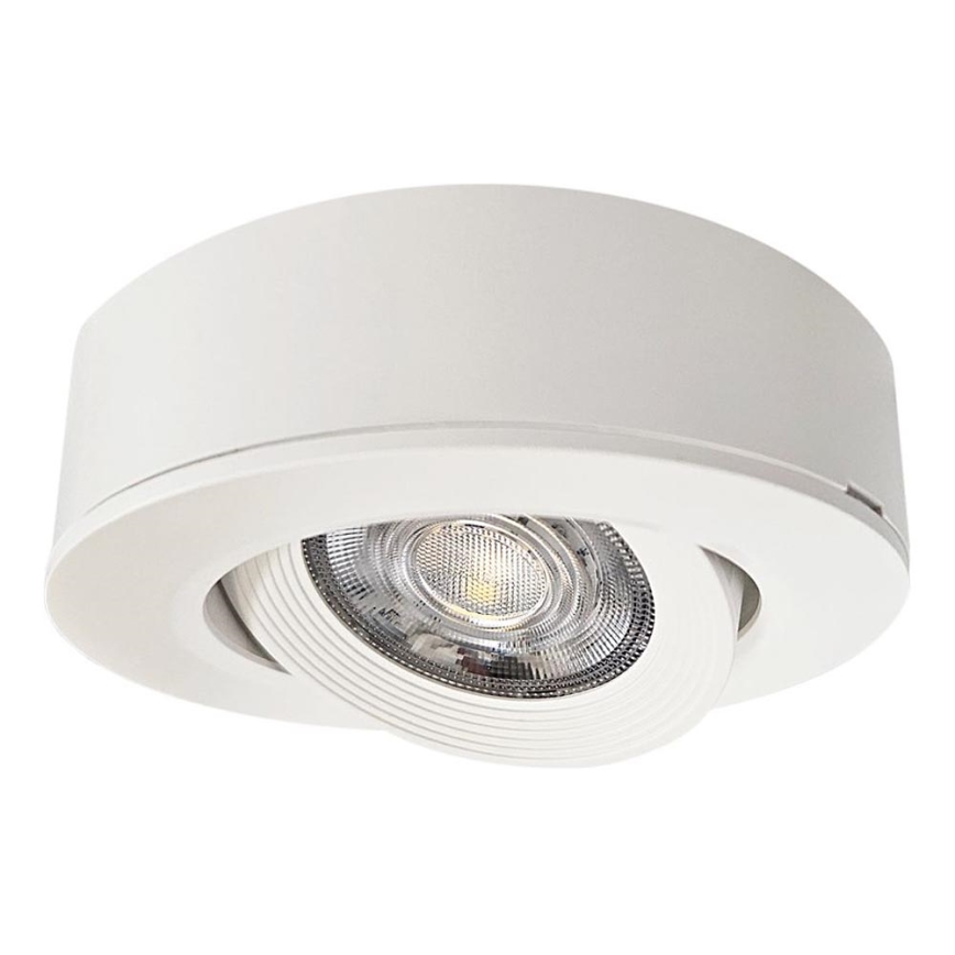 LED Podhľadové/prisadené bodové svietidlo 2v1 LED/5W/230V 4200K pr. 9,3 cm biela