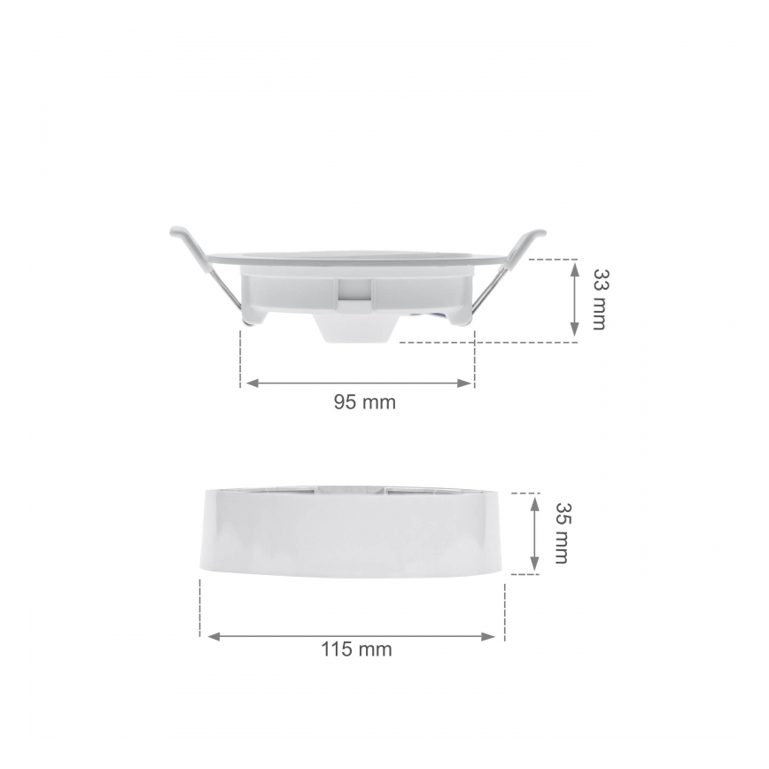LED podhľadové svietidlo ALGINE 2v1 LED/6W/230V 4000K biela