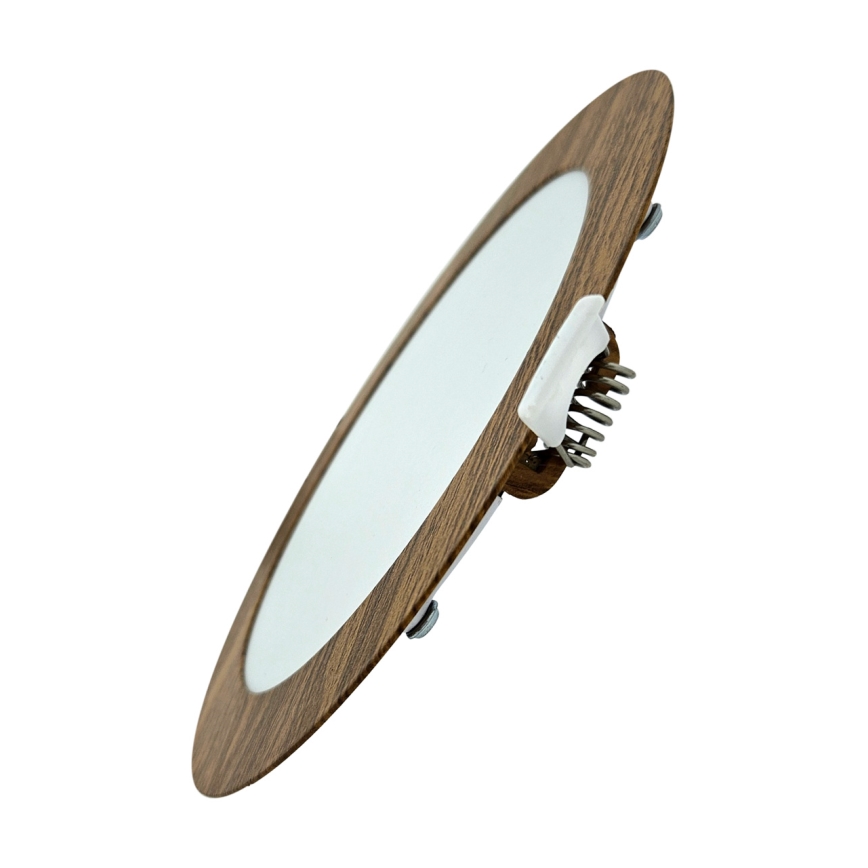 LED Podhľadové svietidlo CIRCLE LED/12W/230V 4200K pr. 16,7 cm hnedá