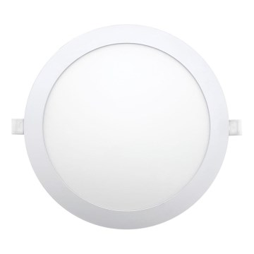 LED Podhľadové svietidlo CIRCLE LED/24W/230V 6500K pr. 30 cm biela