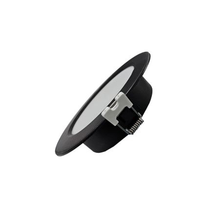 LED Podhľadové svietidlo CIRCLE LED/3W/230V 4000K pr. 9 cm čierna