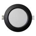 LED Podhľadové svietidlo CIRCLE LED/6W/230V 4000K pr. 12 cm čierna