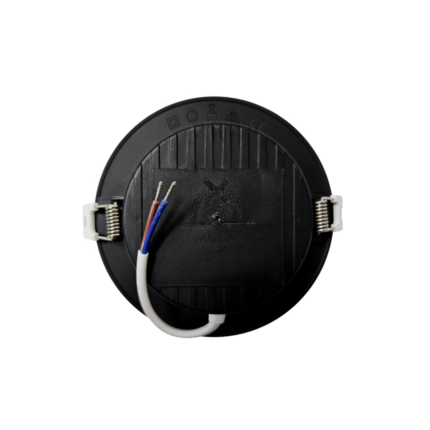 LED Podhľadové svietidlo CIRCLE LED/6W/230V 4000K pr. 12 cm čierna