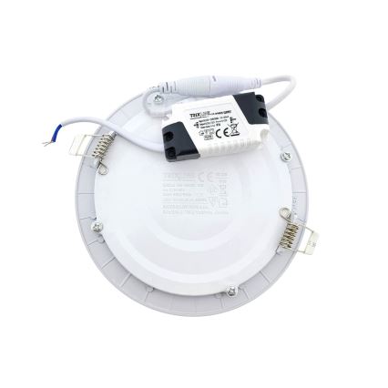 LED Podhľadové svietidlo CIRCLE LED/9W/230V 6500K pr. 14,5 cm biela