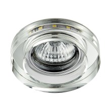LED Podhľadové svietidlo ELEGANT DOUBLE LIGHT GU10/50W+LED/3W guľatý