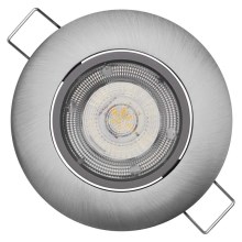 LED Podhľadové svietidlo EXCLUSIVE 1xLED/5W/230V 4000 K strieborná