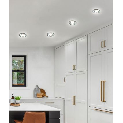 LED Podhľadové svietidlo EYE 1xGU10/50W + LED/3W/230V