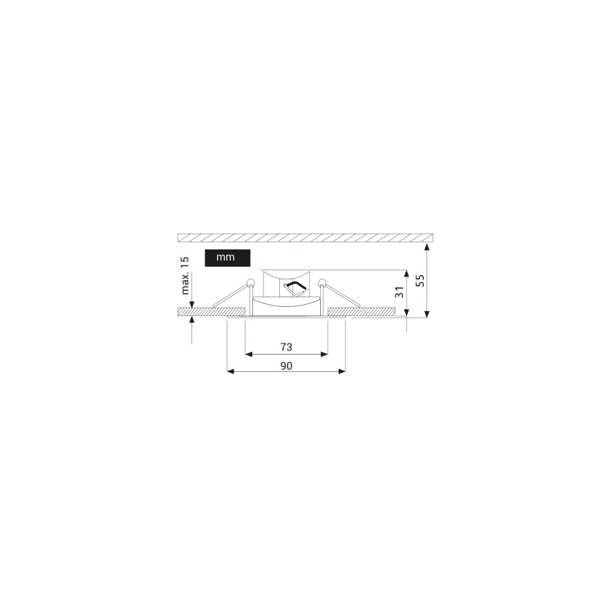LED Podhľadové svietidlo EYE LED/5W/230V 3000K