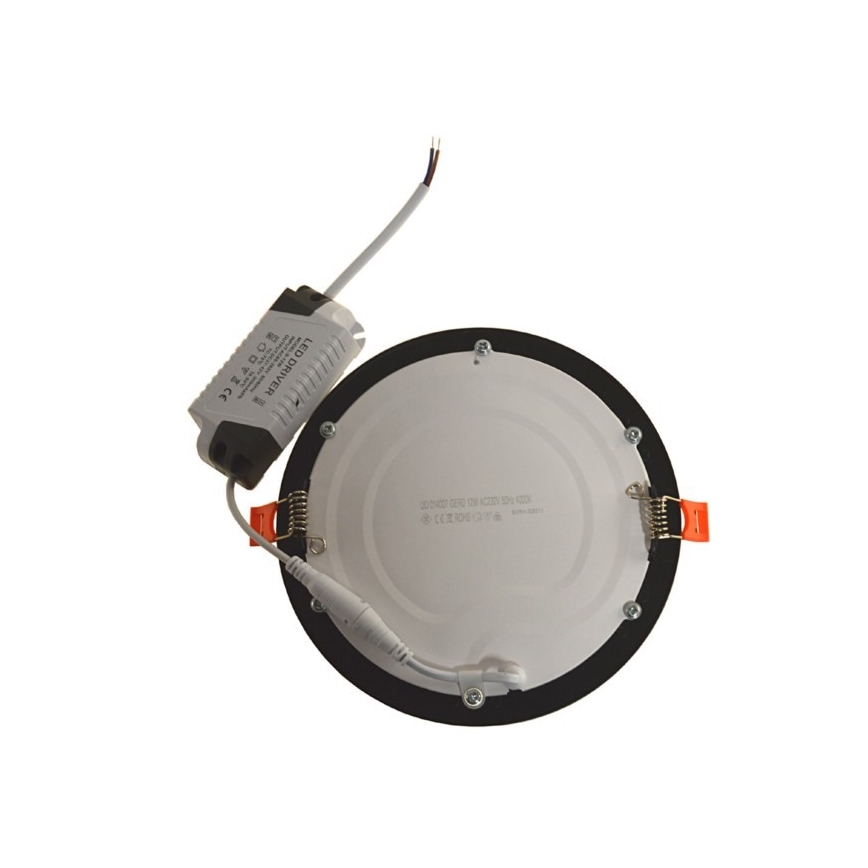 LED Podhľadové svietidlo GERD LED/12W/230V 4000K čierna