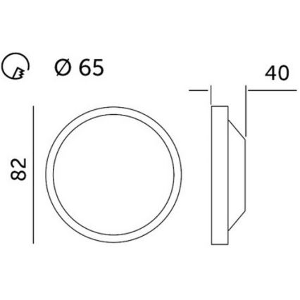 LED Podhľadové svietidlo HALO LED/5W/230V 3000K