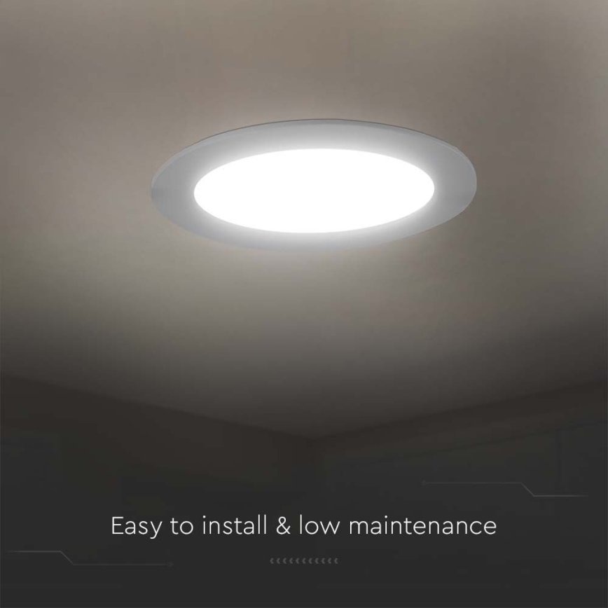 LED Podhľadové svietidlo LED/12W/230V 6500K