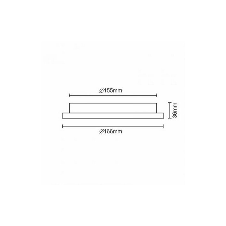 LED Podhľadové svietidlo LED/12W/230V IP40