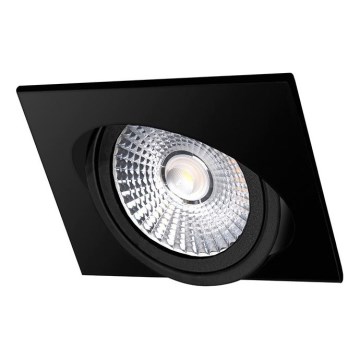 LED Podhľadové svietidlo LED/18W/230V 4000K 11,5x11,5 cm čierna