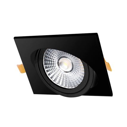 LED Podhľadové svietidlo LED/18W/230V 4000K 11,5x11,5 cm čierna