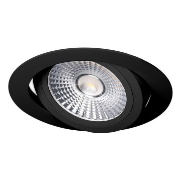 LED Podhľadové svietidlo LED/18W/230V 4000K pr. 11,5 cm čierna