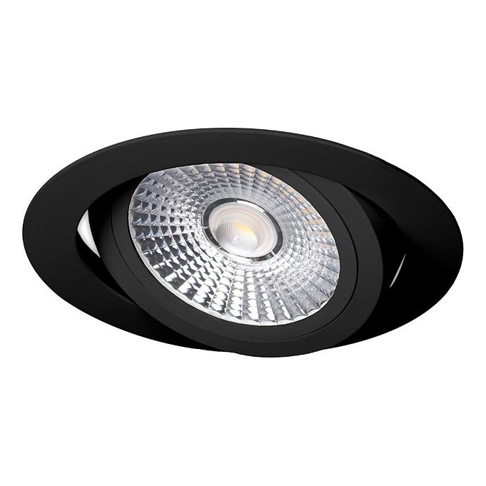 LED Podhľadové svietidlo LED/18W/230V 4000K pr. 11,5 cm čierna