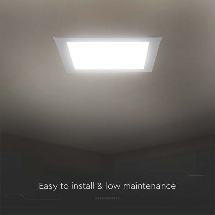 LED Podhľadové svietidlo LED/24W/230V 29,5x29,5 cm 6500K biela