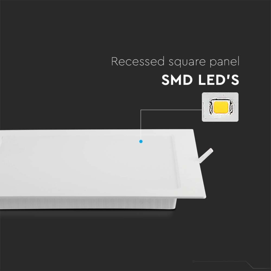 LED Podhľadové svietidlo LED/24W/230V 29,5x29,5 cm 6500K biela