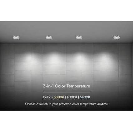 LED Podhľadové svietidlo LED/24W/230V 3000/4000/6400K ø 13,5 cm biela