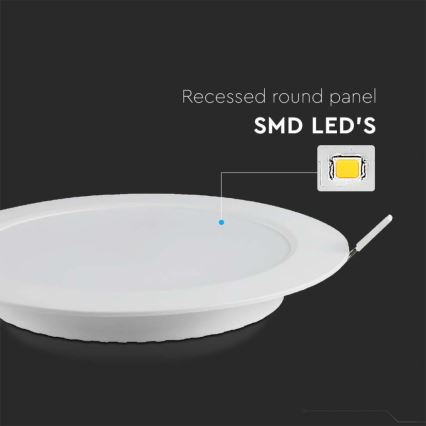 LED Podhľadové svietidlo LED/24W/230V pr. 29,6 cm 4000K biela