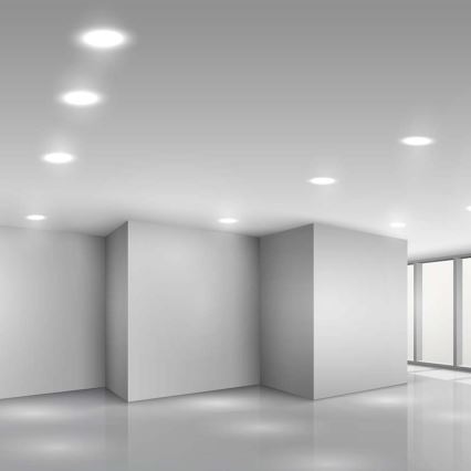 LED Podhľadové svietidlo LED/3W/230V pr. 9,5 cm 4000K biela