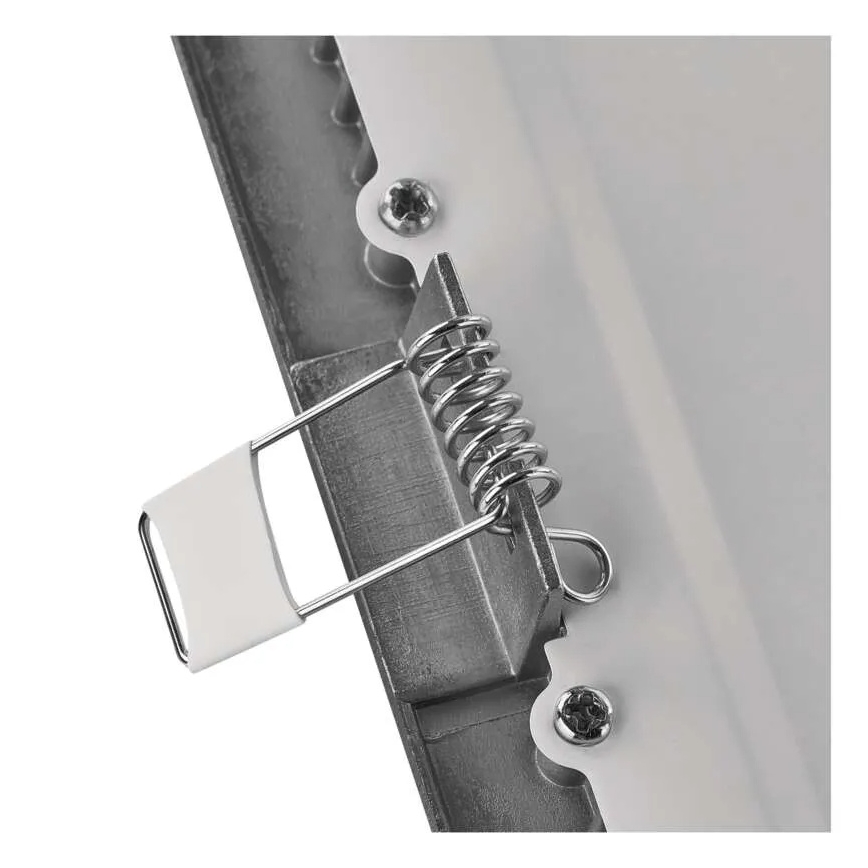 LED Podhľadové svietidlo NEXXO LED/12,5W/230V 3000/3500/4000K strieborné 17x17 cm