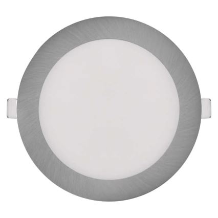 LED podhľadové svietidlo NEXXO LED/12,5W/230V 3000/3500/4000K strieborné pr. 17 cm