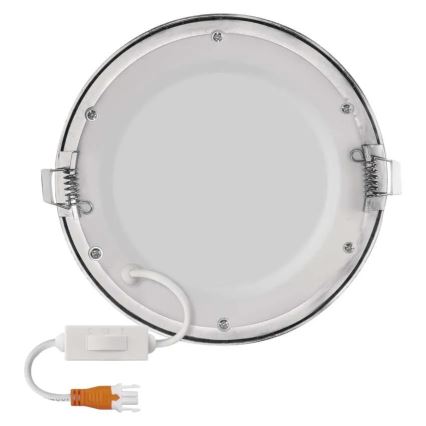 LED podhľadové svietidlo NEXXO LED/12,5W/230V 3000/3500/4000K strieborné pr. 17 cm