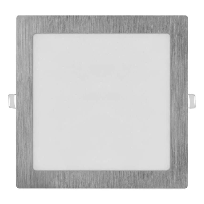 LED podhľadové svietidlo NEXXO LED/18W/230V 3000/3500/4000K strieborné 22,5x22,5 cm