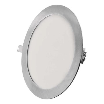 LED podhľadové svietidlo NEXXO LED/18W/230V 3000/3500/4000K strieborné pr. 22,5 cm