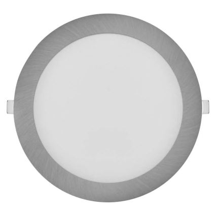 LED podhľadové svietidlo NEXXO LED/18W/230V 3000/3500/4000K strieborné pr. 22,5 cm