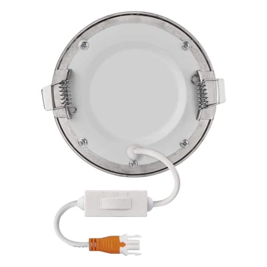 LED podhľadové svietidlo NEXXO LED/7W/230V 3000/3500/4000K strieborné pr. 12 cm