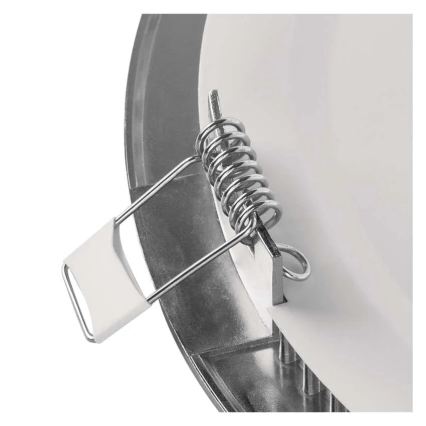 LED podhľadové svietidlo NEXXO LED/7W/230V 3000/3500/4000K strieborné pr. 12 cm