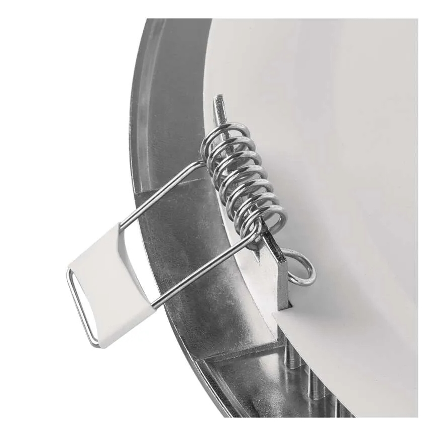 LED podhľadové svietidlo NEXXO LED/7W/230V 3000/3500/4000K strieborné pr. 12 cm