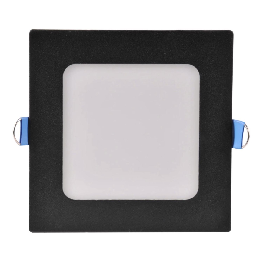 LED Podhľadové svietidlo RIGEL LED/4,8W/230V 4000K 11,8x11,8 cm čierna